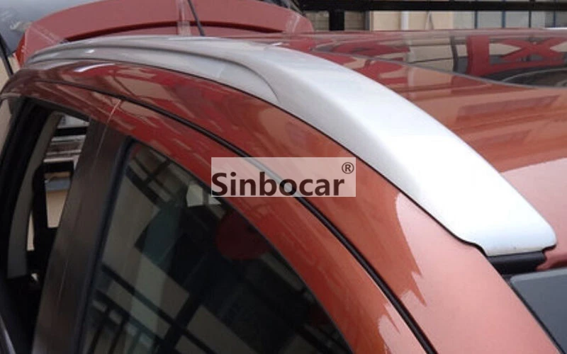 Автомобильные Серебристые багажники на крышу, боковые рельсы, стойки для багажа, цветная отделка для Mitsubishi Outlander 2013