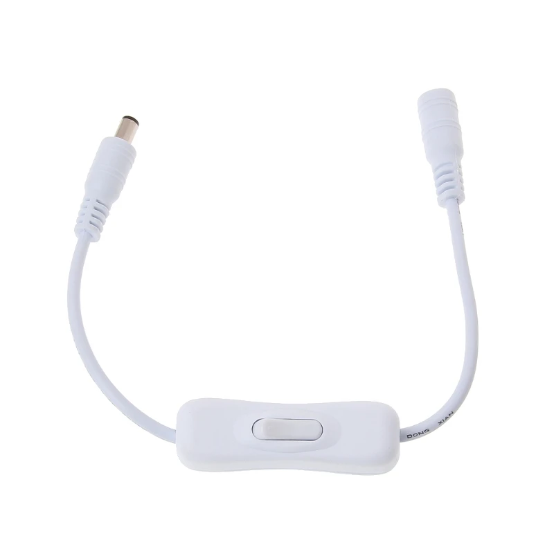 

5.5*2.1mm DC Female Male Plug Power On/Off Switch Cable For CCTV LED Strip Light