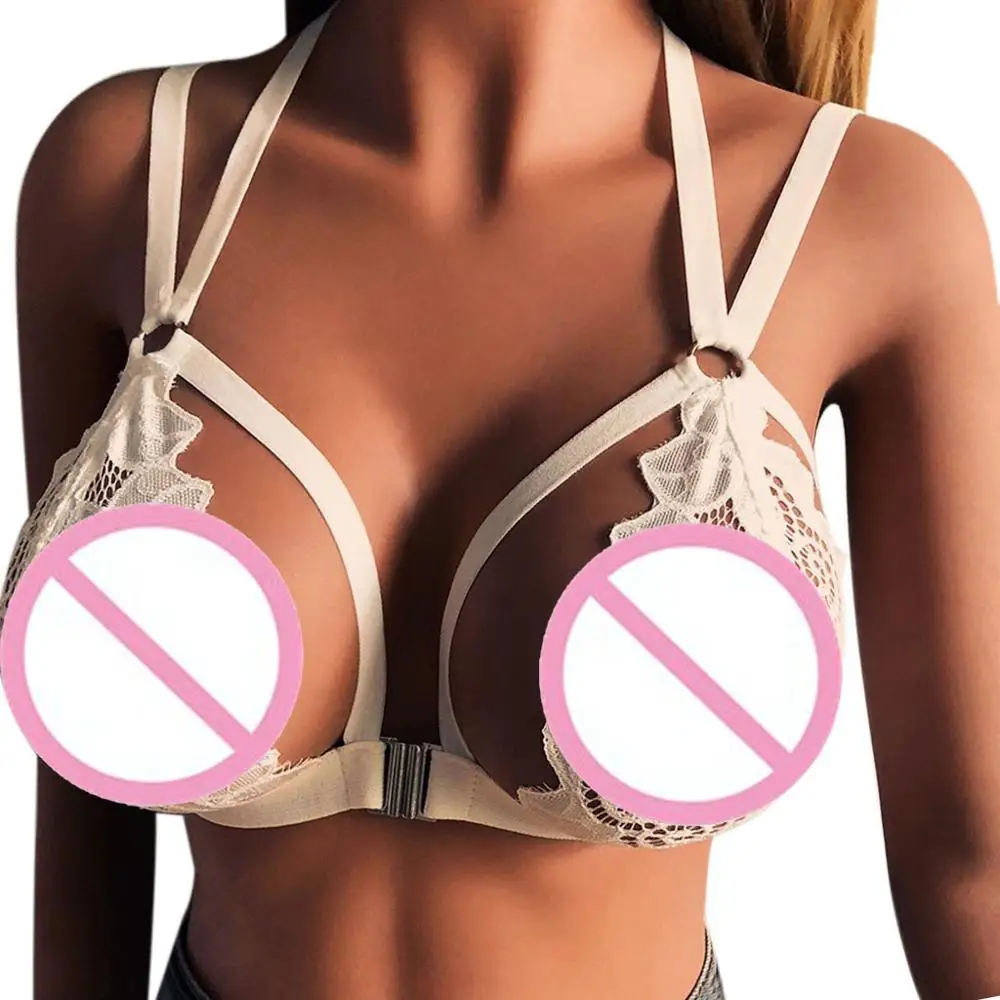 

Lace Bras for Women's Bralette Women's Sexy Simple Style Lace Brassiere Crop Tops Bras Beacn Wear Brallete Lace Push Up BR3