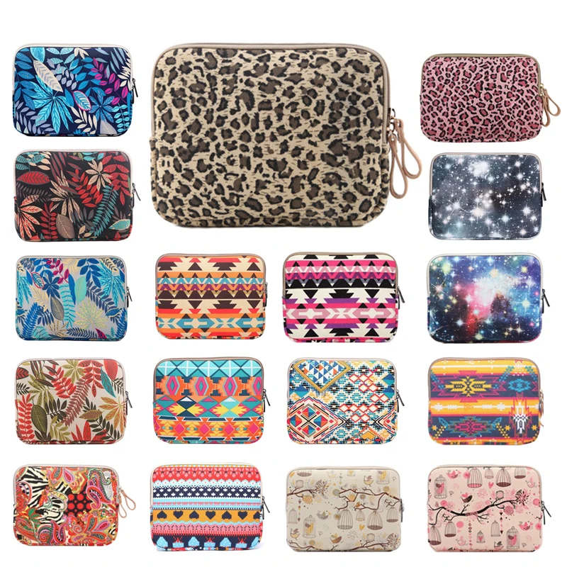 

New Sleeve Canvas Pouch Tablet Bag For ipad air 2 Case Pro 9.7 10.5 11 2016 2017 2018 Cover For Xiaomi Huawei Samsung Lenovo tab