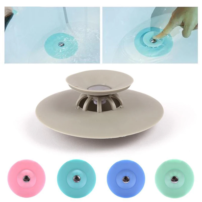 

Strainer Sink Stopper Durable Filter Pool Wash Basin Filter Sewer Deodorant Bathtub Plugging Plug Catcher Stop Press Drain