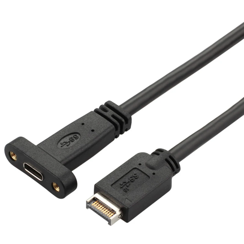 Usb3.1 Usb 3 1 удлинитель передней панели Type E для C с винт крепления панели.|Кабели