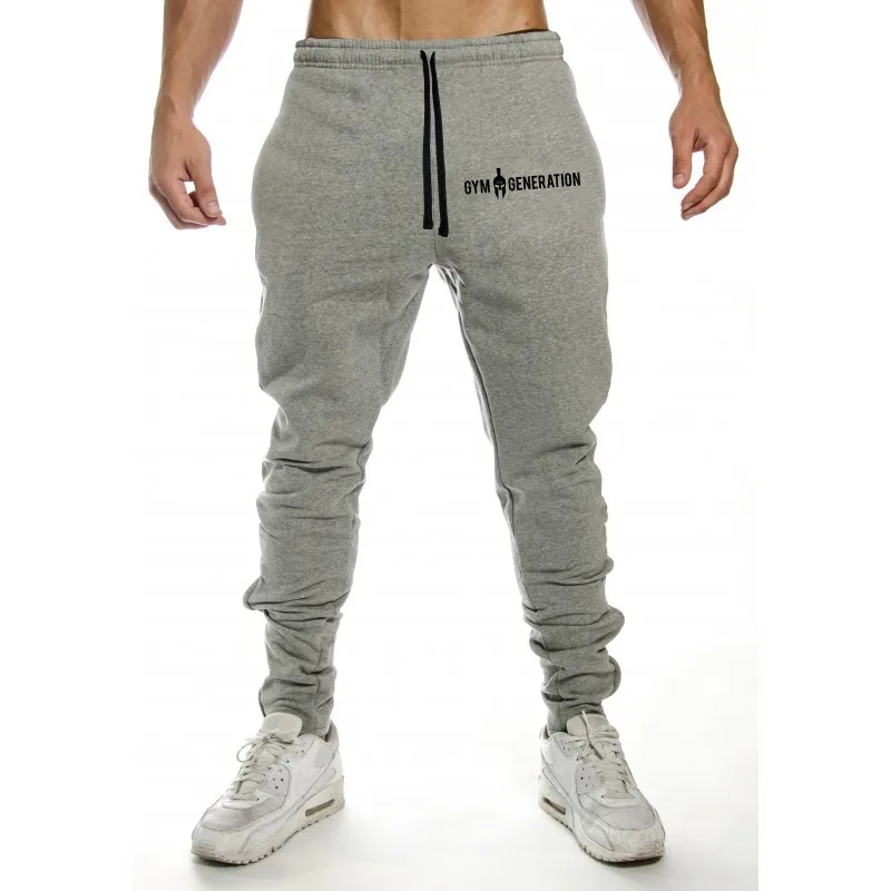 

Summer Fitness Men's Sweatpants Bodybuilding Sports GYM Training Joggers Workout Trousers Male Pants