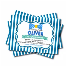 14 шт./лот пользовательские Little man» и «галстук-бабочка приглашение на вечеринку дня рождения Baby shower предлагает день рождения изделия для декорации