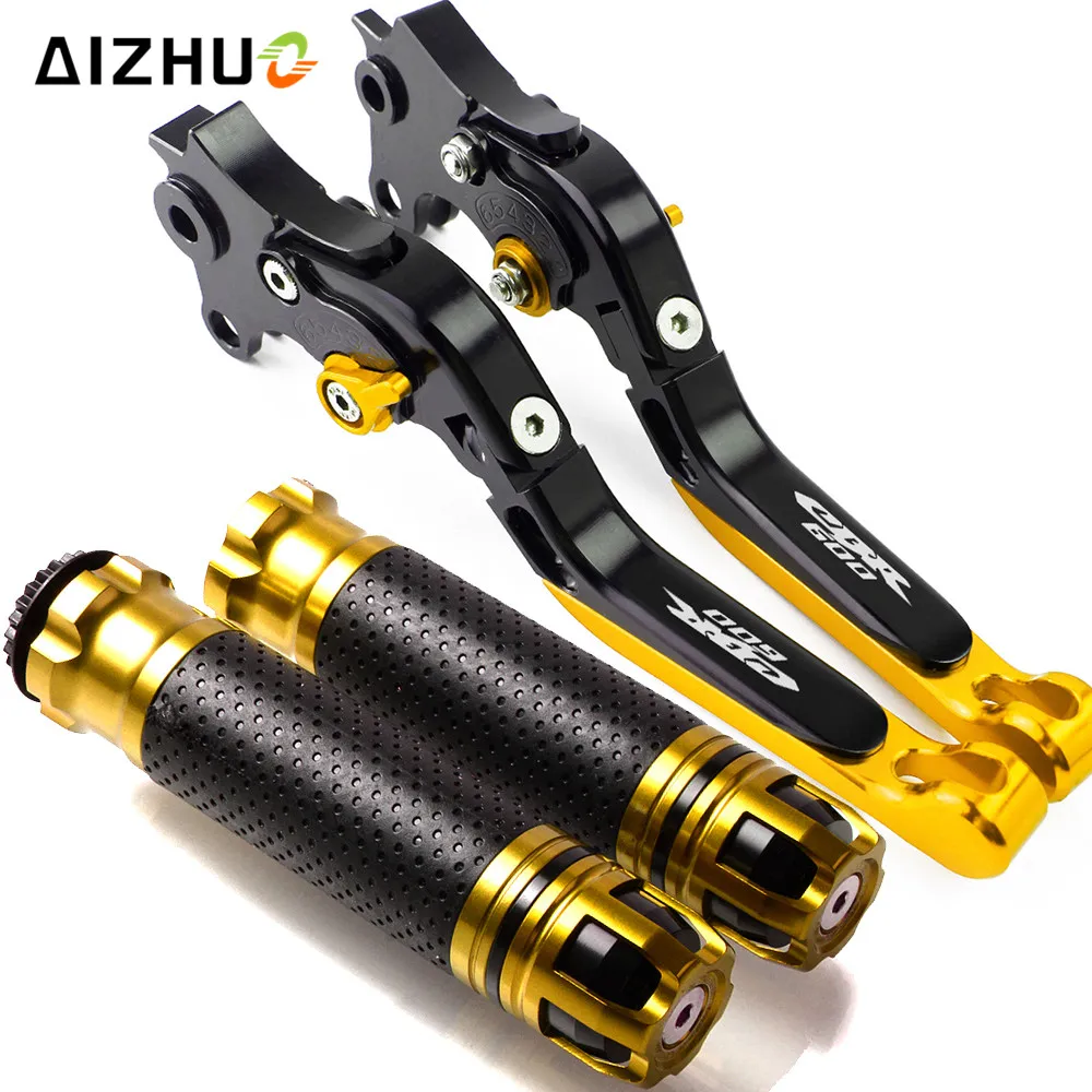 Motorcycle Brake Clutch Lever Adjustable Hand Grip Handlebar For HONDA