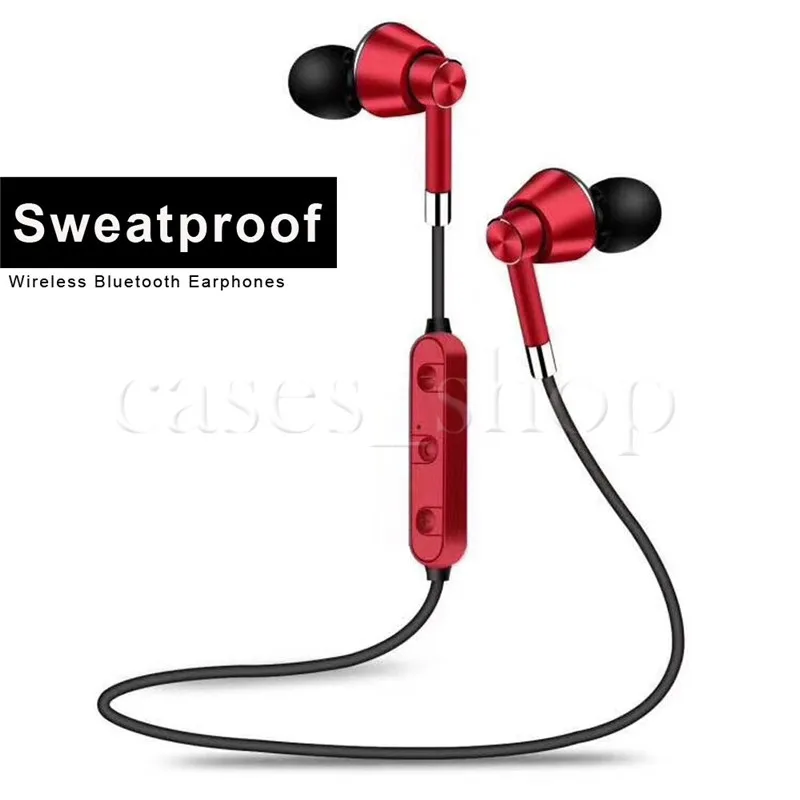 Беспроводные наушники с защитой от пота Bluetooth 4 2 в ухо для телефона спортивные