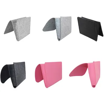 

FangNymph Solid Felt Sundries Bag Anti-Slip Hanging Storage Organizer Dorms Bunk Book Remote Fashion Container Bag Hot