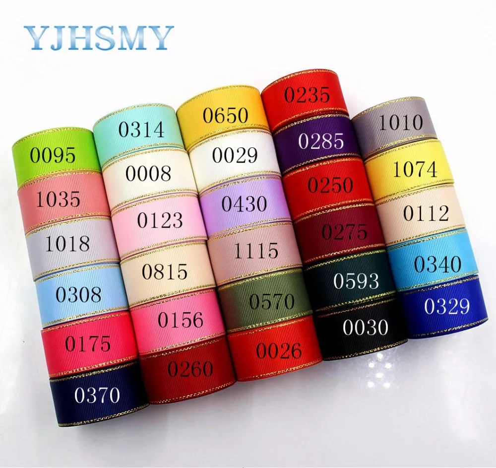 Двусторонняя лента YJHSMY 1712262 25 мм 10 ярдов Пномпень термопечать grosgrain свадебные