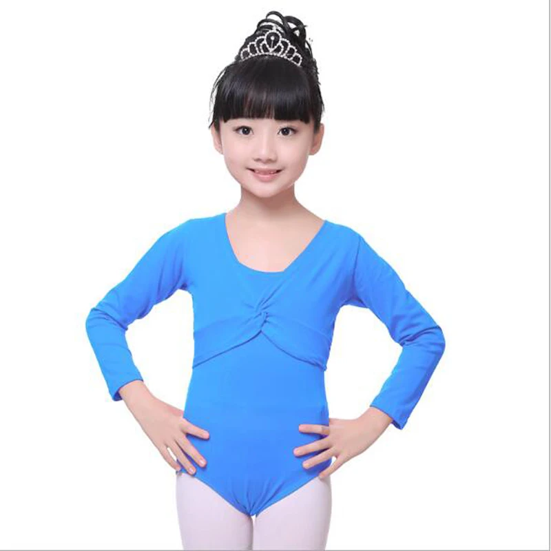 Girl Ballet Gymnastic Leotard Jacket Long Sleeved Dance Sweater Top Coat Kids Dance Clothing Jacket Wrap Ballet