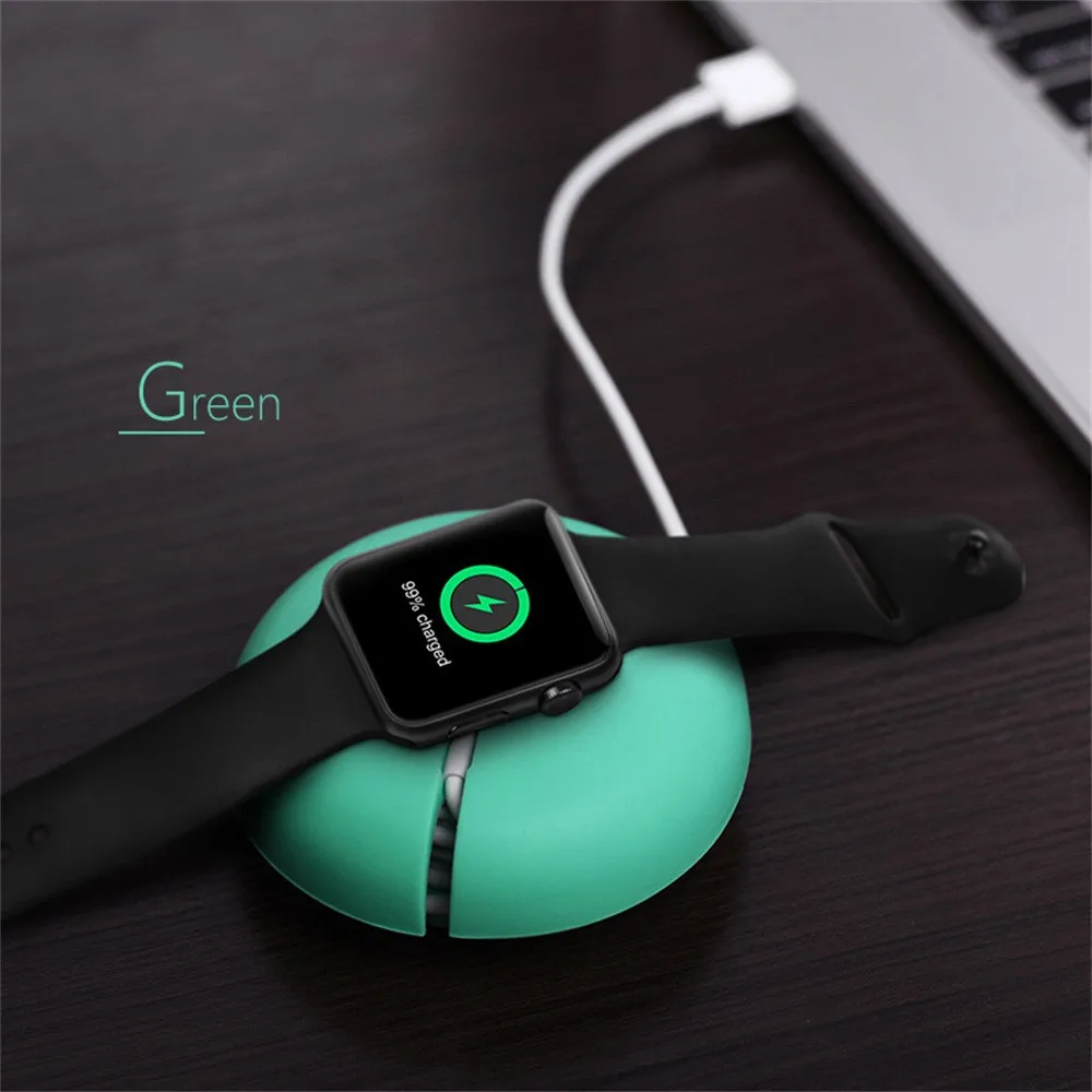 

Smart watch wired charger base USB fast charger bracket cable winder charging seat for Apple watches for iWatch compatible