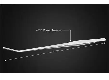 Супер толстые плоскогубцы из нержавеющей стали, инструмент для аквариума, щипцы для водных растений, пинцет, ножницы, инструменты - Цвет: 47cm wanniezi