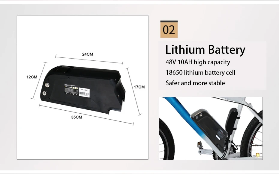 48 В, литиевая батарея, электрический велосипед, комплект, 350 Вт, 500 Вт, ступица, моторное колесо для 26 дюймов, 700C, MTB, шоссейные велосипеды, E велосипед, конверсионный комплект