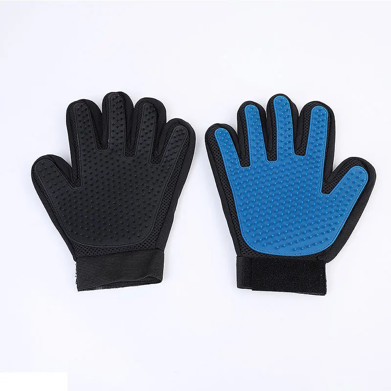 

1pcs Double-Sides Cat Dog Grooming Glove For Cats Pet Hair Deshedding Brush Comb Glove For Dog Finger Cleaning Massage Glove