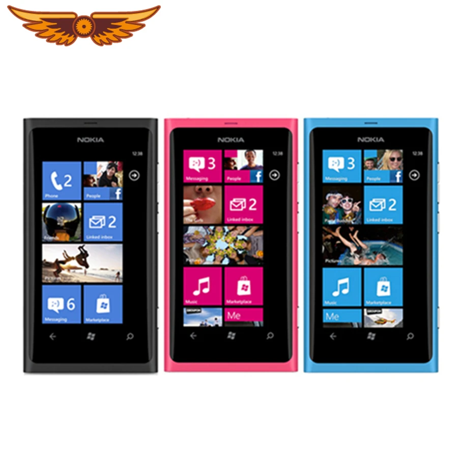 Разблокированный сотовый телефон Nokia Lumia 800 Windows 7 5 16 ГБ ROM 3G GPS WIFI экран 3 дюйма