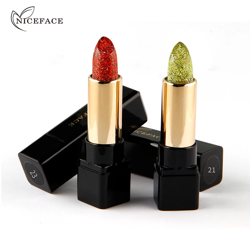 niceface Brand Magic Temperature Change Color Lip Stick Waterproof Long Lasting Moisturizer Shiny Glitter Lipstick Cosmetic niceface Brand Magic Temperature Change Color Lip Stick Waterproof Long Lasting Moisturizer Shiny Glitter Lipstick Cosmetic