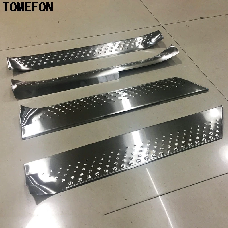4 шт. накладки из нержавеющей стали для Toyota Sienta 2015 2016 2017 Second GE (NHP170)|pedal pedales|pedals