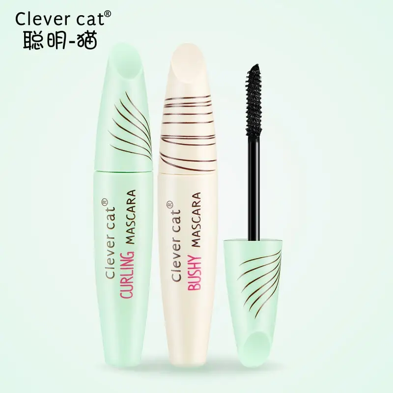 

brand Mascara Black Eye Long Eyelash Silicone Brush Curving Lengthening Waterproof Mascaras Makeup Brand New Arrival