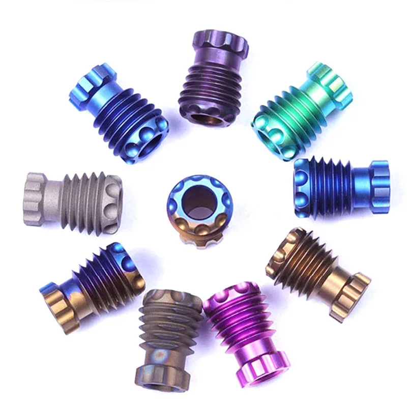 

EDC F Titanium Alloy Knife Beads Pendant Umbrella Rope Outdoors Knife Beads Pendant Multi Tools Paracord Beads Accessories