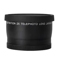 Телеобъектив 52 мм 2.0X для Nikon D7100 D5200 D5100 D3100 D90 D60 и других зеркальных