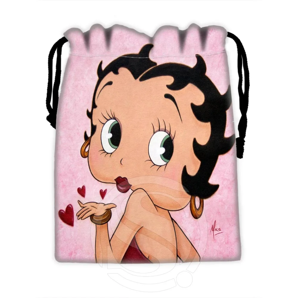 H-P649 пользовательские Betty Boop#5 шнурок сумки для мобильного телефона tablet PC Упаковка Подарочная Bags18X22cm SQ00806# H0649