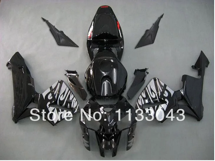 OEM_quality инъекций пламени Обтекатели для Honda CBR600RR 05 06 F5 CBR 600 RR 2005 2006 черные # S6TT1 +