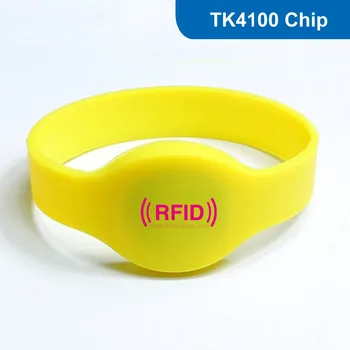 

WB01 Silicone RFID wristband RFID Bracelet for Access Control ID Tag EM Smart Card LF 125KHz with TK4100 / EM4100 Chip