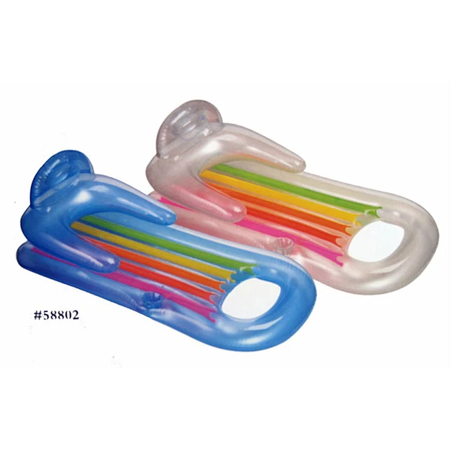 물 공기 매트 매트리스 성인 여름 수영장 컵 홀더와 등받이와 장난감 라운지