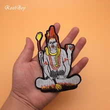 50pcs lot Buddha Embroidery Patch For Clothing Iron On Embroidered Appliques DIY font b Apparel b