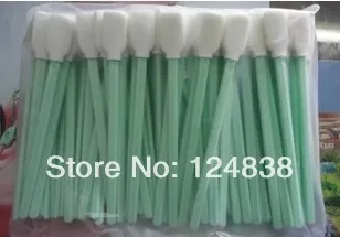 100 PCS Clean Swab (Sponge stick) for Roland Mimaki Mutoh Large format Inkjet Printer Epson Solvent DX4 DX5 PrintHead dx5 printer head decoder for for roland mimaki mutoh dx5 encryption printhead