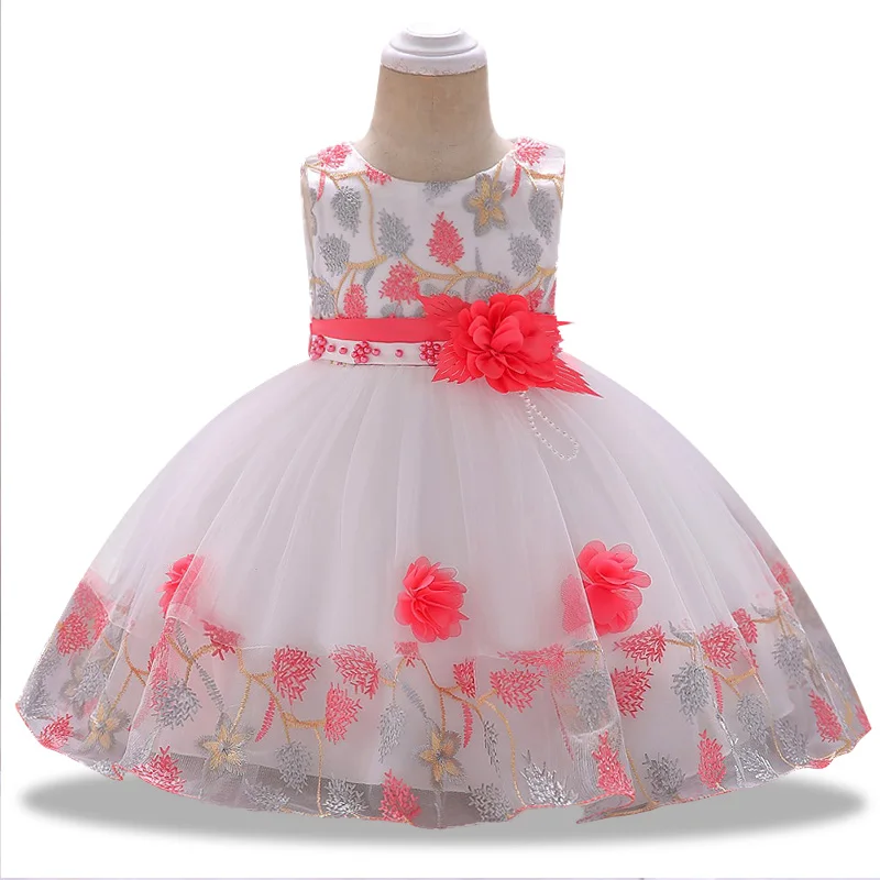 Кружевная летняя одежда для девочек; платье для новорожденных; детская праздничная одежда; костюм принцессы для девочек; платье-пачка для маленьких От 1 до 2 лет; платья для дня рождения - Цвет: As picture