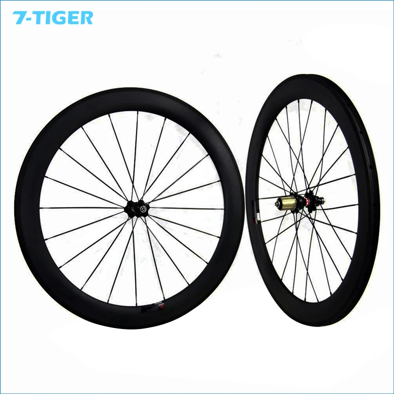 

chinese carbon fiber fixieporn bike single speed 700c 23 mm Width 60mm track bicycle tubular Wheelset fixed gear light wheels