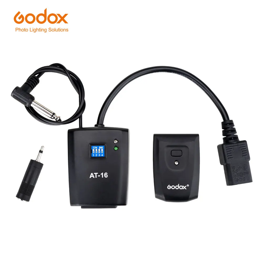 

Godox AT-16 Wireless Studio Flash Trigger for Canon, Nikon, Pentax, Olympus, Samsung, 16 Channel, AC Power, Sync Speed 1/200s