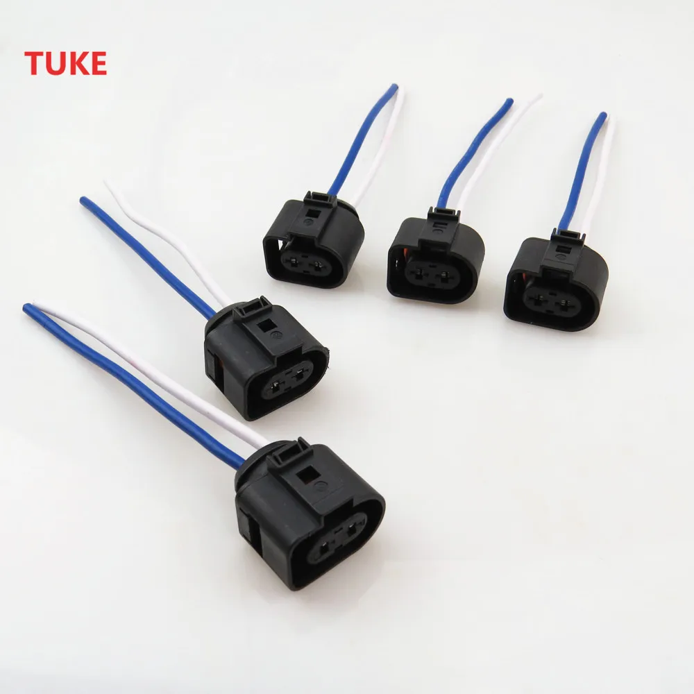 TUKE Qty 5 Car Parking Brake Motor Adapter Cable Wire Connector For A6