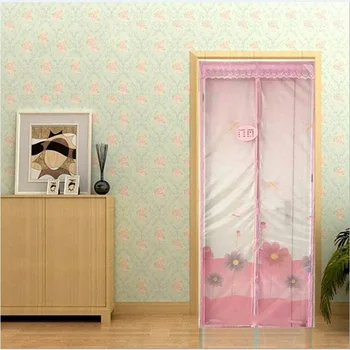 

Summer Anti Mosquito Insect Fly Bug Curtains Magnetic Mesh Net Automatic Closing Door Screen Kitchen Curtain Drop Shipping
