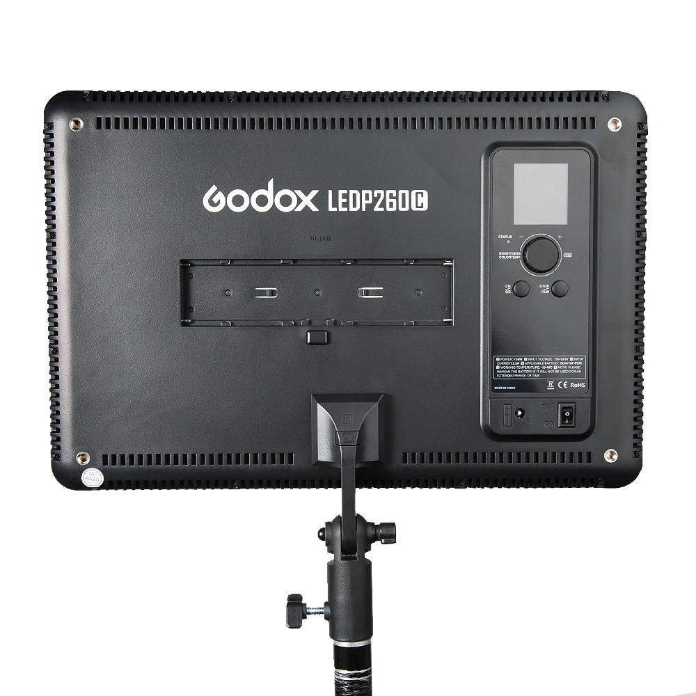 Светодиодный светильник Godox P260C ультратонкая панель 30 Вт лампа 3300K ~ 5600K для