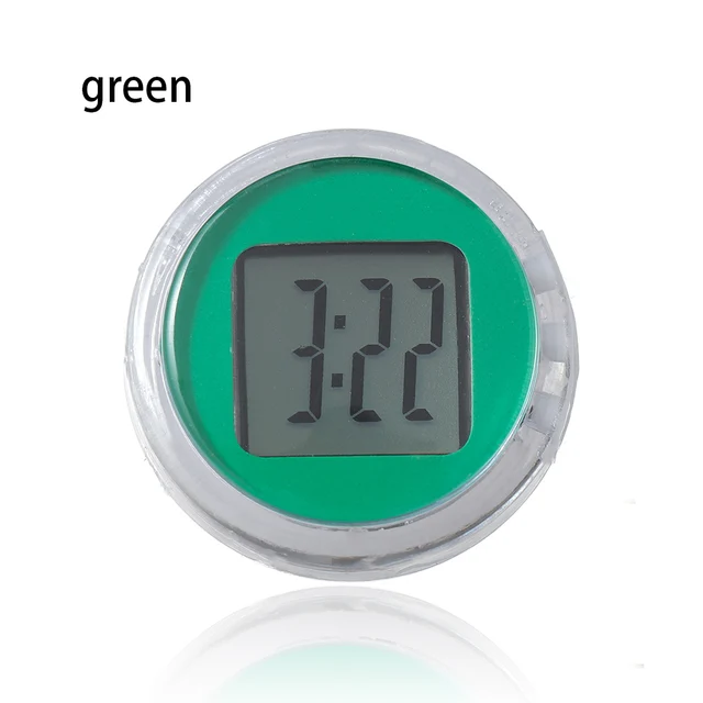 Mini Motorcycle Clocks Watch Waterproof StickOn Motorbike Mount Watch