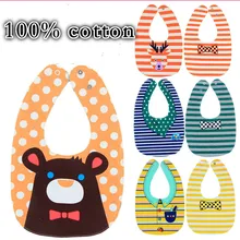 Adjustable Baby Bibs EVA Plastic Waterproof Lunch Feeding Bibs Baby Cartoon Feeding Cloth Children Baby Apron Babador de bebe