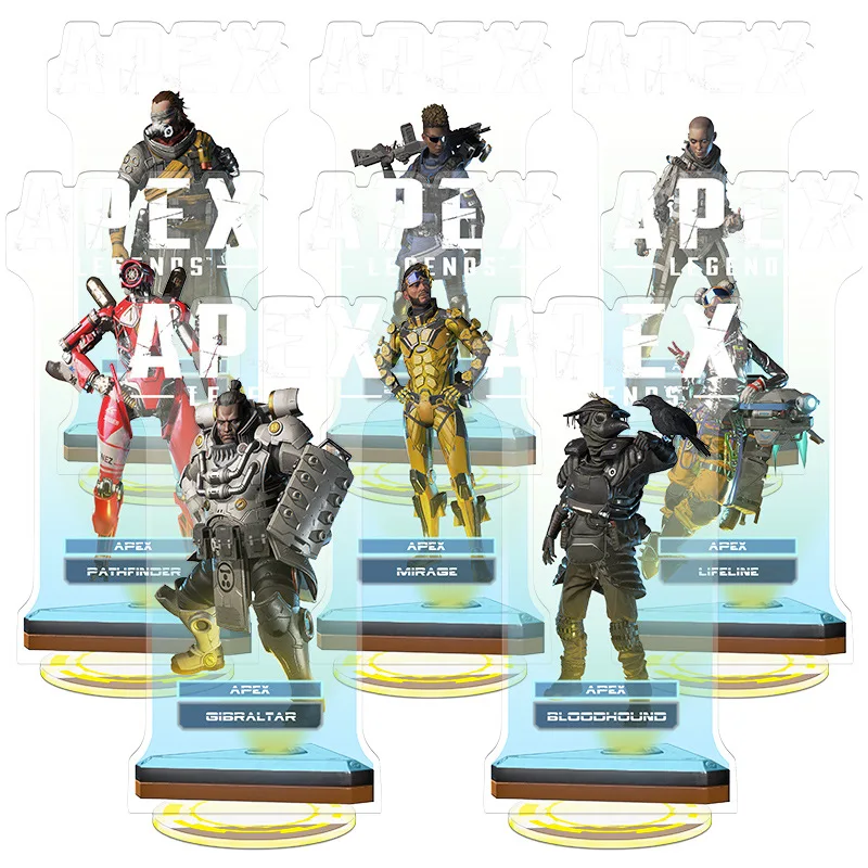 Apex legends акриловая подставка игрушки Mirage Caustic Bangalore rafith Pathfinder Lifeline Gibraltar Heroes фигурка