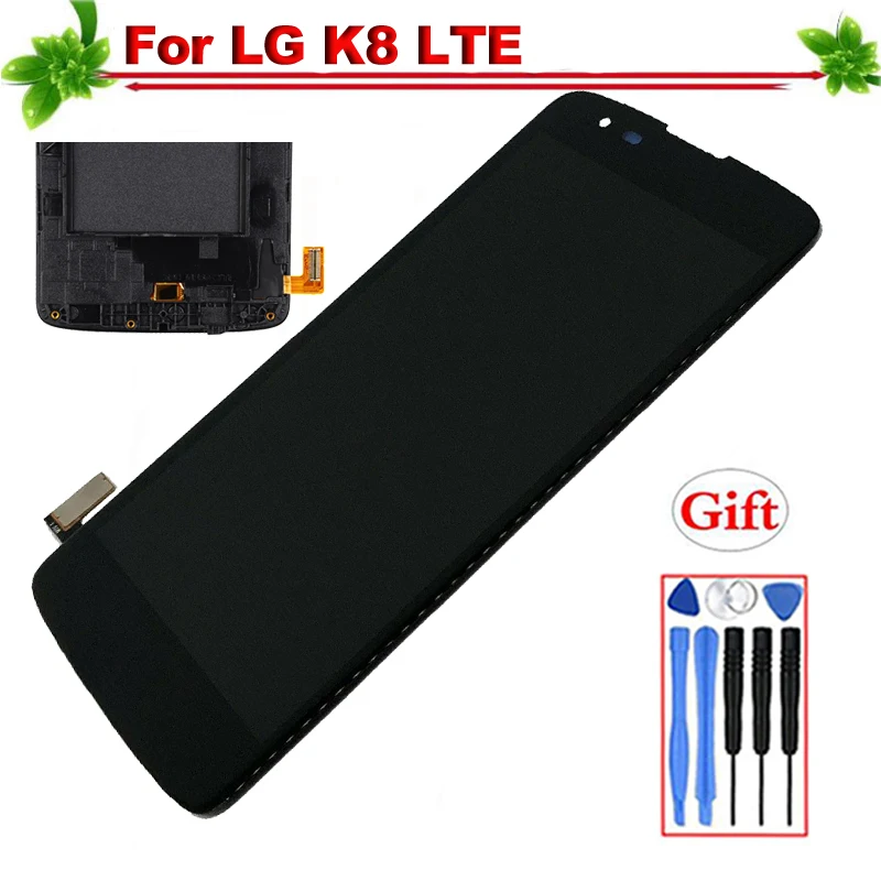

for LG K8 LTE K350N K350E K350DS LCD Display With Frame Touch Screen Digitizer Assembly Replacement for LG K8 LTE LCD Display