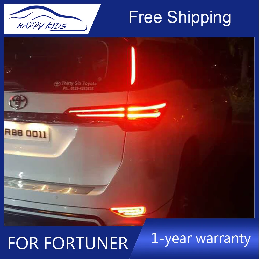 Car styling LED Pillar Lights For Toyota Fortuner 2016 2018 Led pillar