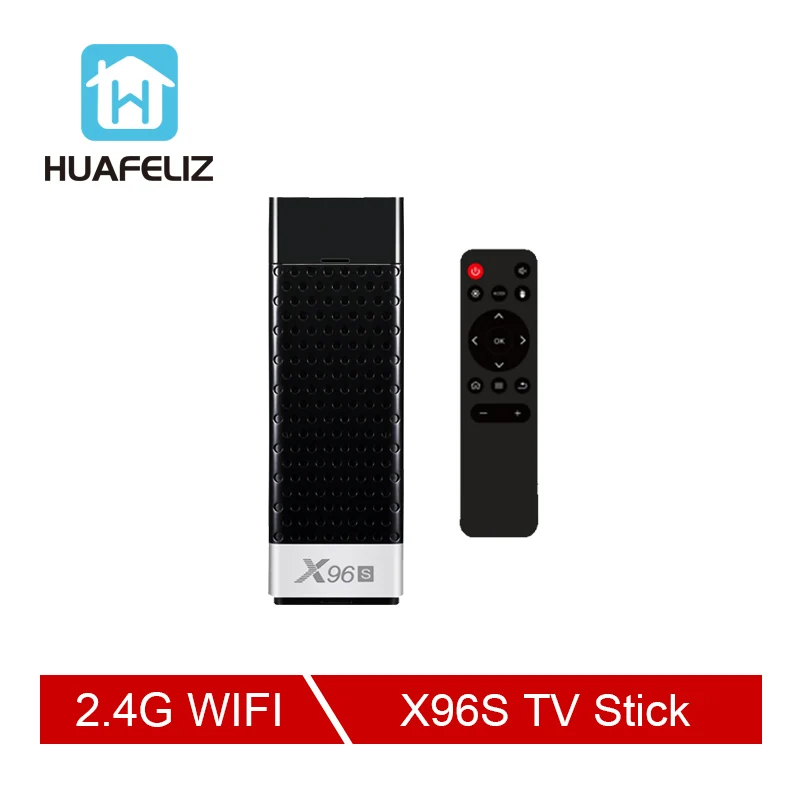 

X96S 4K TV Stick Android 9.0 DDR3 4GB 32GB Amlogic S905Y2 Quad Core 2.4G&5GHz Dual Wifi BT4.2 1080P H.265 60pfs TV Dongle TV box