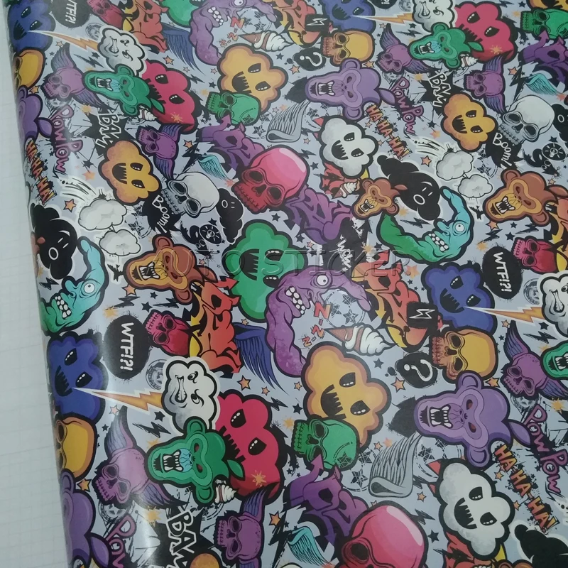 Skull cartoon sticker bomb 3