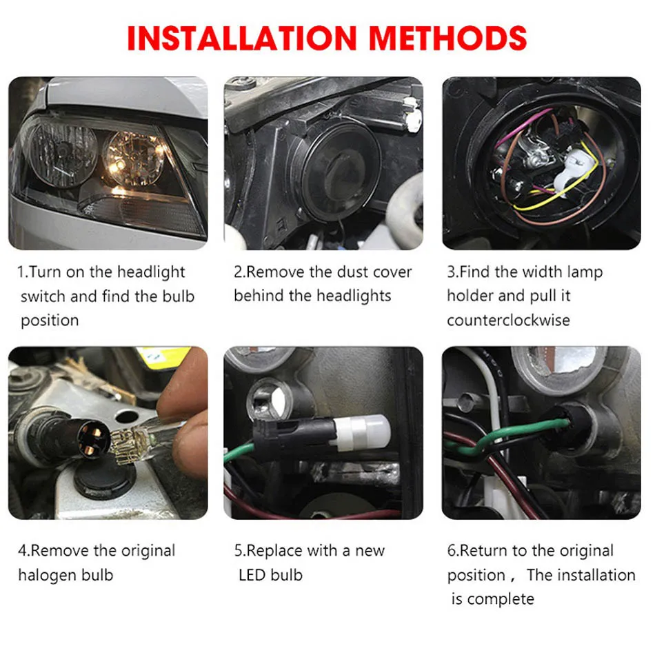 original T10 3030 CREE led signal lamp (7)