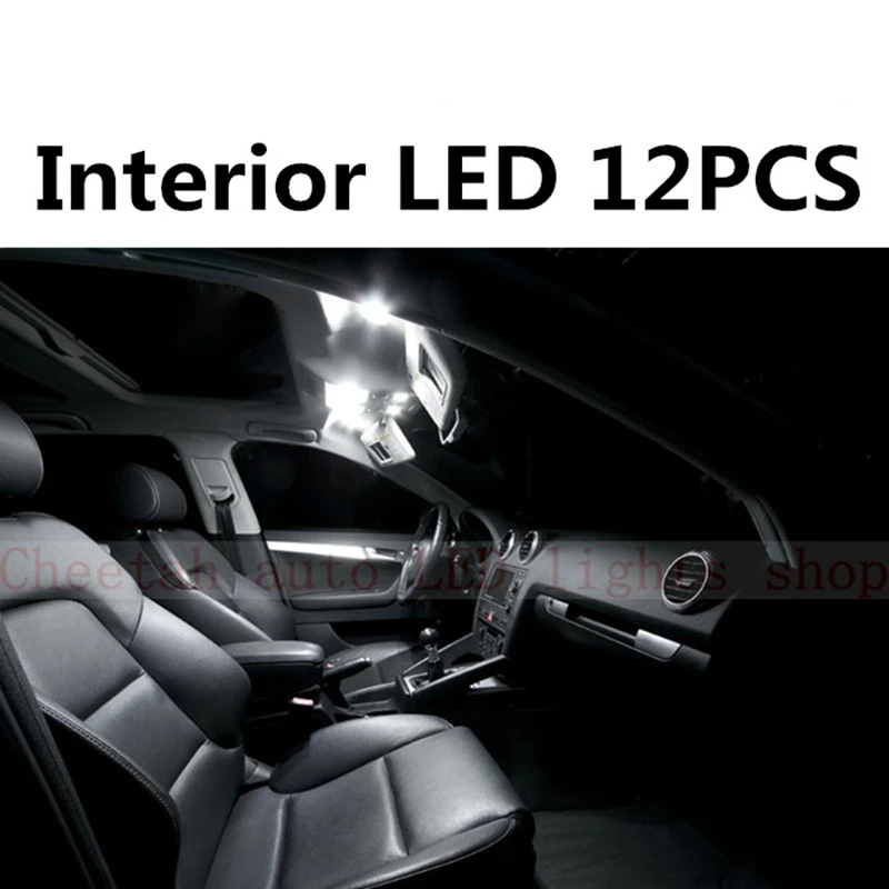 Us 15 66 13 Off Tcart 12pcs X Free Shipping Error Free Led Interior Light Kit Package For Audi A3 8p Accessories 2004 2013 In Signal Lamp From
