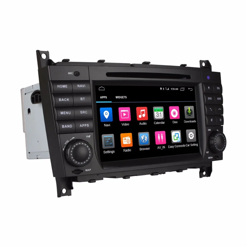 ANDROID GPS DVD font b Multimedia b font Video Player for Mercedes Benz MB W219 W203