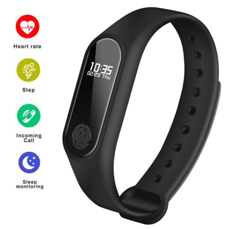 

New Men Smart Bracelet Sport Digital Watch Waterproof Clock Stopwatch Heart Rate Blood Pressure LED Fashion Male Wrist Watches