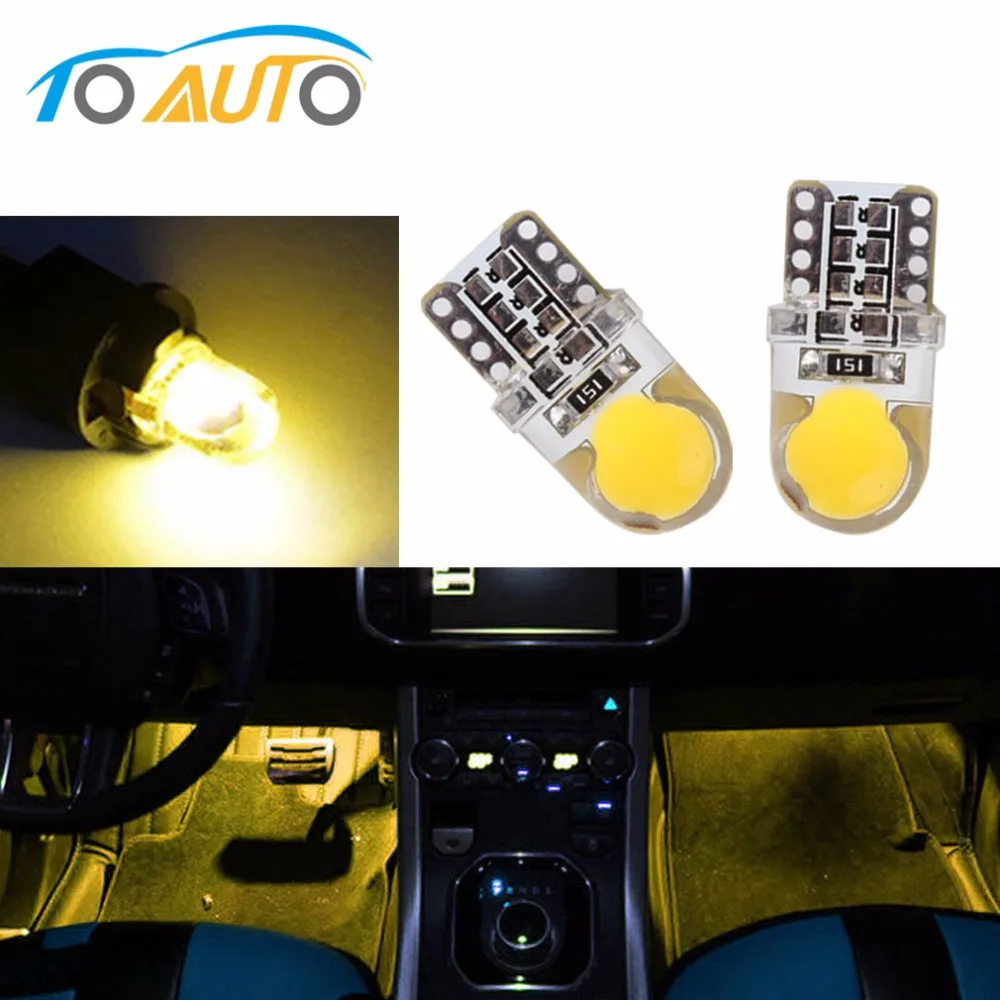 2 Pcs T10 194 W5w 168 Cob 8 Smd Led 2-pcs-t10-194-w5w-168-cob-8-smd-led
