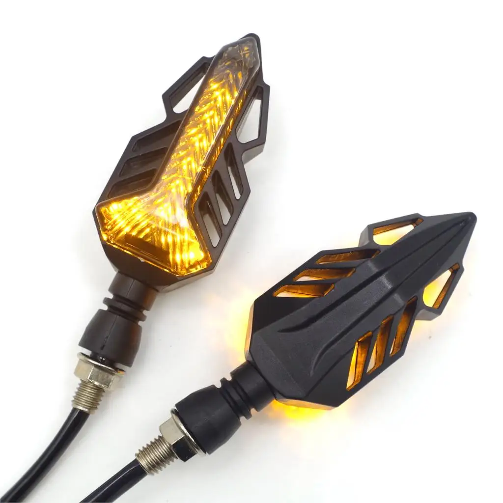 

LED Motorcycle Turn Signal Lights Amber Indicators clignotant moto FOR suzuki dl 650 bandit 400 gsr 750 triumph bonneville honda