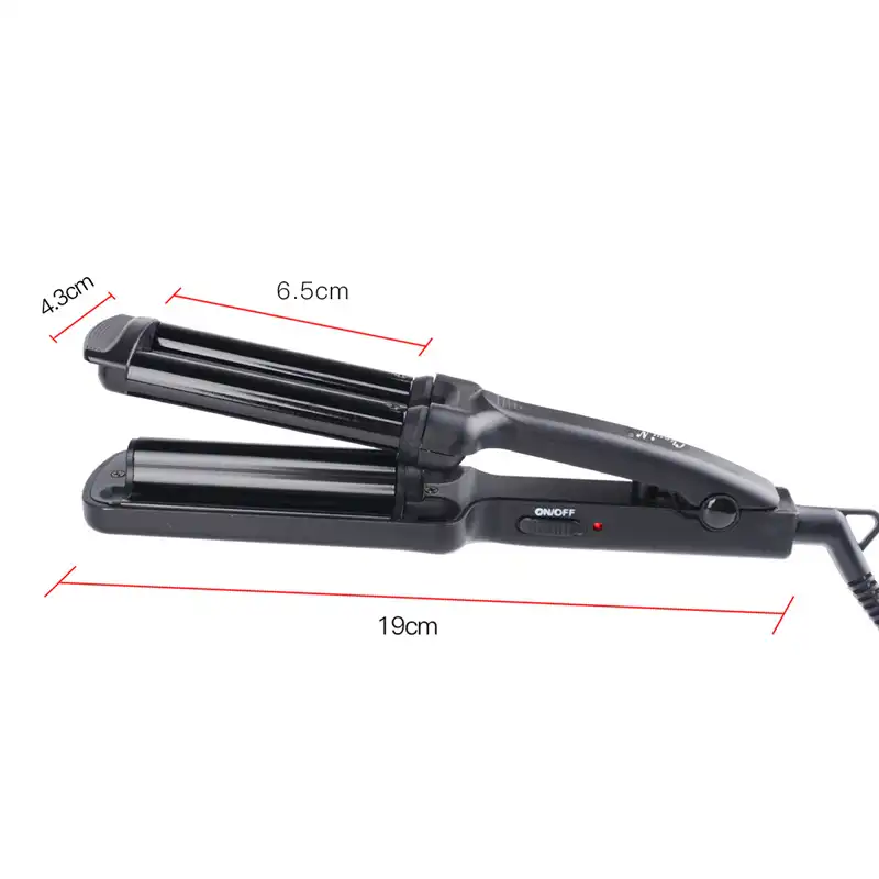 Electric Professional Ceramic Hair Curler Triple Curling Iron
