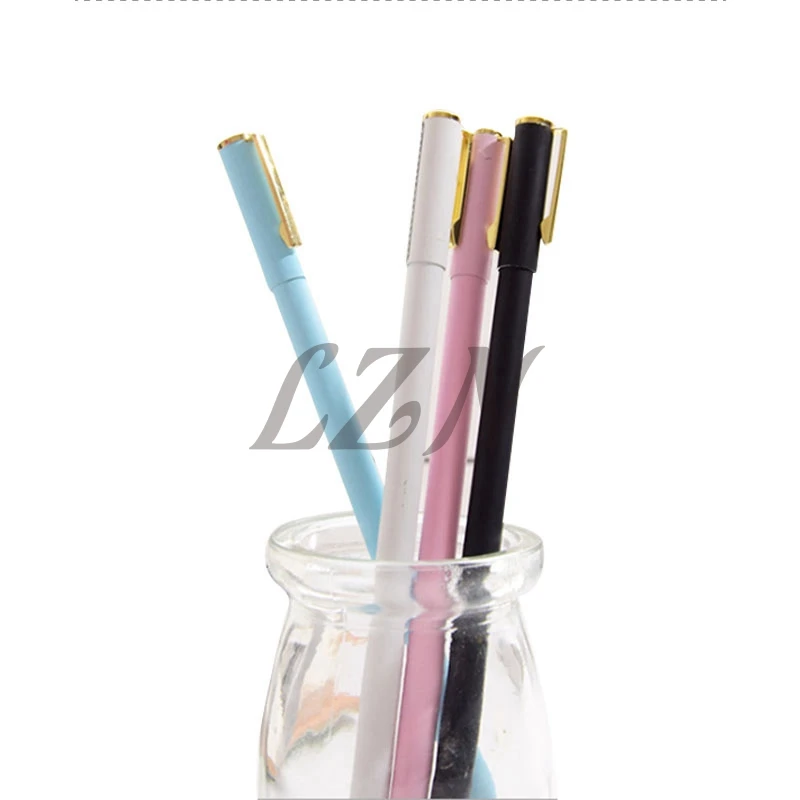 简约细杆金属中性笔-4